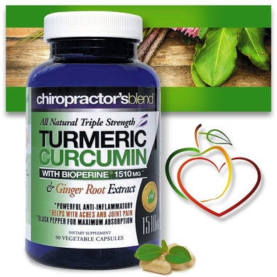 Triple Strength Turmeric Curcumin with BioPerine 1510 mg