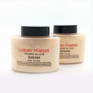 Women Nutritious Banana Smooth Loose Powder Professional Face Make Up Beauty - Beijooo