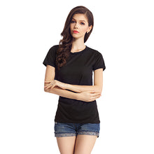 Load image into Gallery viewer, Women Fashion Summer Sexy Round Neck Hollow Wings Short Sleeve T-shirt Top - Beijooo