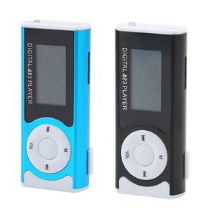 Mini USB Clip MP3 Music Media Player LCD Screen Support 16GB Micro SD TF Card - Beijooo