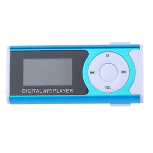 Mini USB Clip MP3 Music Media Player LCD Screen Support 16GB Micro SD TF Card - Beijooo