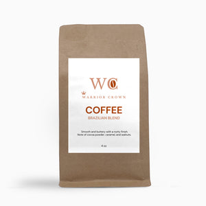 Warrior Crown Organic Hemp Coffee Brazilian Blend - Medium Roast - Beijooo