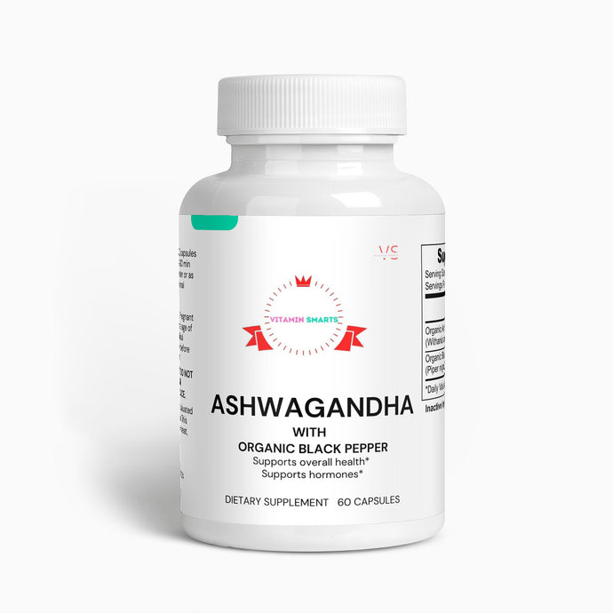 Ashwagandha with Organic Black Pepper Vitamin Smarts