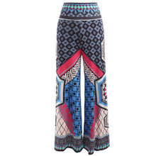 Load image into Gallery viewer, High Rise Ethnic design
 broad
 Leg Pants - Beijooo