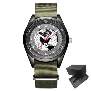 Eddie 2019 new personality creative men's watch fashion waterproof nylon belt quartz watch spot wholesale - Beijooo