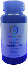 Carregar imagem no visualizador da galeria, Beauty Supplement 360 NEW YOU Biotin Blend Antioxidants Hair Skin Nail Immune Support - Beijooo