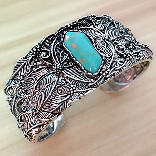 Tibetan Silver Turquoise Bracelet - Beijooo