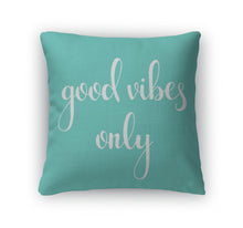 Load image into Gallery viewer, Throw Pillow, Positive Quote Good Vibes Only - Beijooo