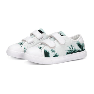 Find Your Coast Kids Canvas Palm Tree Velcro Sneaker Shoes - Beijooo
