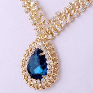 Women's Bohemian Faux Pearl Flower Pendant Choker Necklace Jewelry Charm Gift - Beijooo