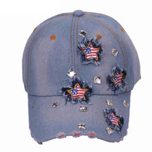Load image into Gallery viewer, Snapback best jean
 Jeans Baseball Caps with American Flag Star - Beijooo