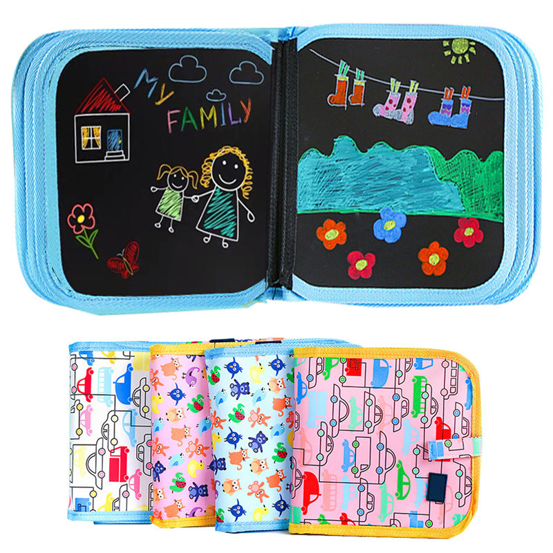 Childrens painting this magical movable tiny blackboard inventive graffiti painting water chalk erasable painting kindergarten gifts - Beijooo