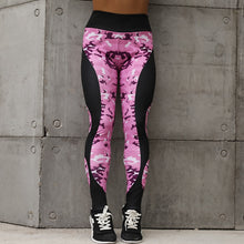 Carregar imagem no visualizador da galeria, high-waisted
 exercise Legging young lady
 Heartbeat design
 lovish style
 Push 
 attractive ankle-height
 Pants elastic
 Leggings young lady - Beijooo