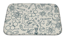 Carregar imagem no visualizador da galeria, Bath Mat, Pattern For Science In Hand Drawn Doodle Style - Beijooo