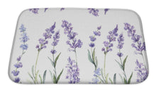 Load image into Gallery viewer, Bath Mat, Watercolor Pattern With Lavender - Beijooo