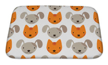 Load image into Gallery viewer, Bath Mat, Pattern With Cats And Dogs - Beijooo