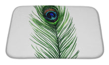 Load image into Gallery viewer, Bath Mat, Peacock Feather Isolated On A White - Beijooo