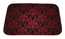 Load image into Gallery viewer, Bath Mat, Floral Gothic Red - Beijooo