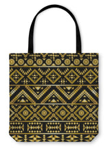 Carregar imagem no visualizador da galeria, Tote Bag, Aztec Pattern Art Deco Style - Beijooo