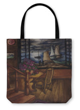 Load image into Gallery viewer, Tote Bag, View Of The Moon And The Sea - Beijooo