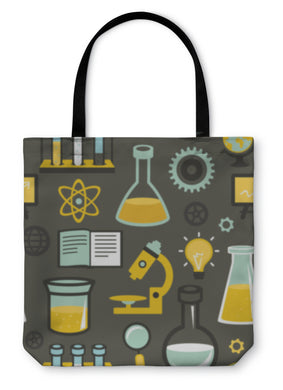 Tote Bag, Pattern Education And Science - Beijooo