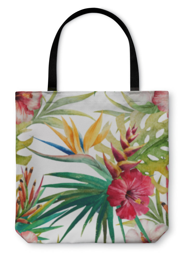 Tote Bag, Tropical Pattern - Beijooo