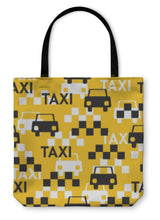 Load image into Gallery viewer, Tote Bag, Taxi Pattern - Beijooo