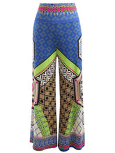 Load image into Gallery viewer, High Rise Ethnic design
 broad
 Leg Pants - Beijooo