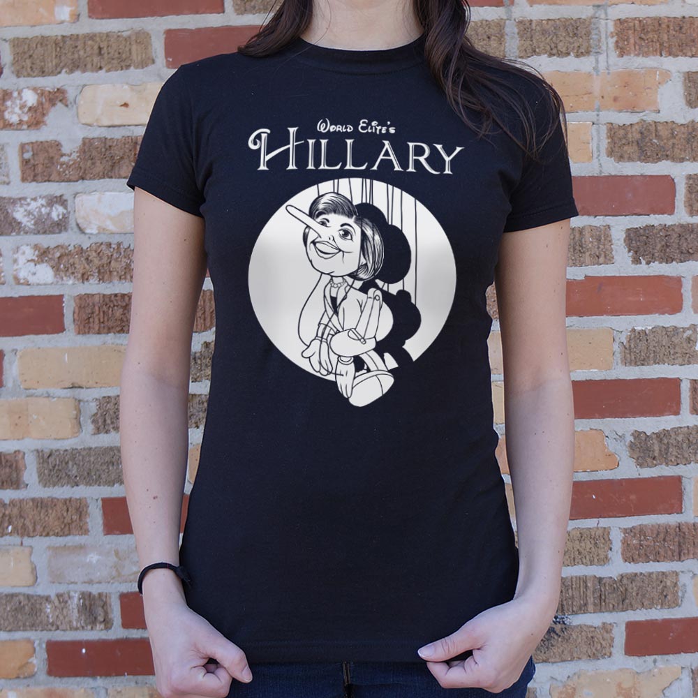 Hillary Clinton Pinocchio T-Shirt (Ladies) - Beijooo