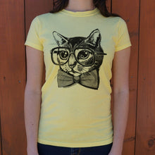 Load image into Gallery viewer, Nerd Cat T-Shirt (Ladies) - Beijooo