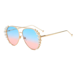 Personality pearls
s
 Sunglasses young wemon
 lovish style
 Sunglasses Driving Sunglasses Ocean Sheet Glasses - Beijooo