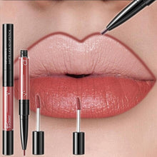 Load image into Gallery viewer, New Beauty Cosmetic Kit 2 In 1 Double-ended Lip Makeup Lip Gloss Long Lasting Waterproof Lipstick and Lip Liner - Beijooo
