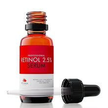 Carregar imagem no visualizador da galeria, Anti Wrinkle Firming Age Defying Repair Treatment Retinol Serum 2.5% with Hyaluronic Acid + Jojoba Oil + Vitamin E and Green Tea - 5ML, 10ML, 30ML - Beijooo