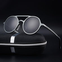 Carregar imagem no visualizador da galeria, Retro Aluminum Magnesium Sunglasses polarise
 best Eyewear add-ons
 female aviators
 Driving Men Round Sunglasses - Beijooo