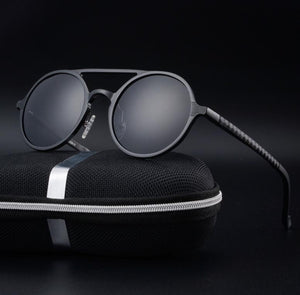 Retro Aluminum Magnesium Sunglasses polarise
 best Eyewear add-ons
 female aviators
 Driving Men Round Sunglasses - Beijooo