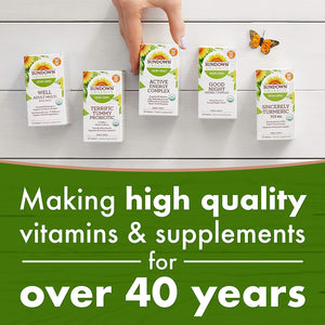 Sundown Organics Well Multivitamin for Men, with Zinc, Vitamin B, and Selenium, Gluten Free, 100% Non-GMO, 30 Tablets - Beijooo