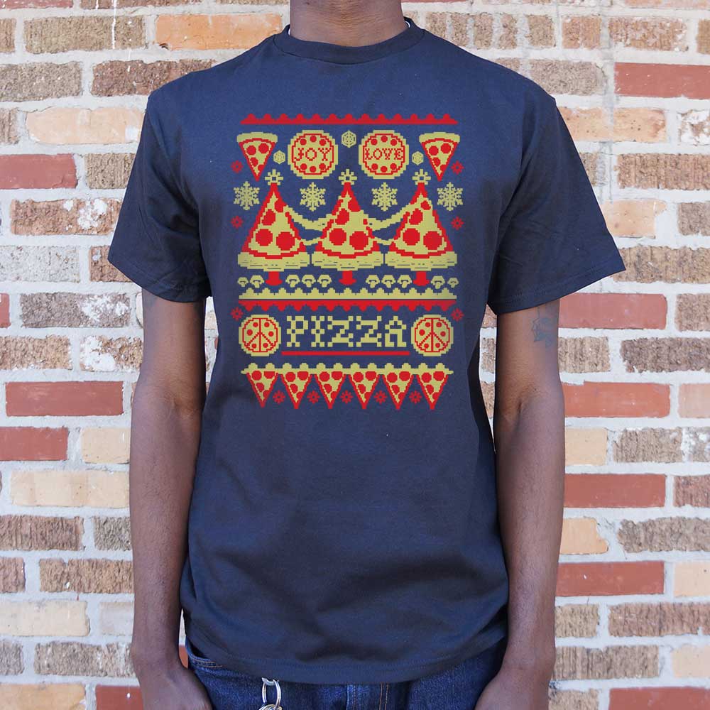 Ugly Pizza Sweater T-Shirt (Mens) - Beijooo
