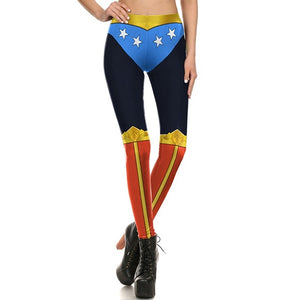 Wonder Woman Cosplay Comic Leggings - Beijooo
