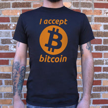 Carregar imagem no visualizador da galeria, I Accept Bitcoin T-Shirt (Mens) - Beijooo