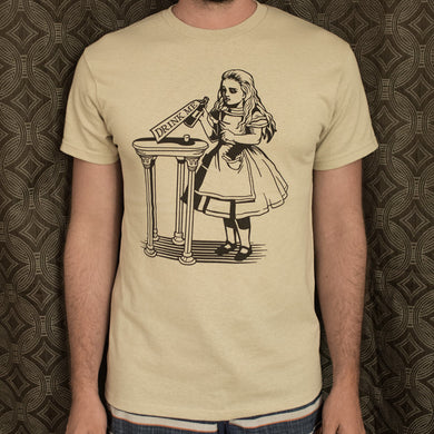 Alice Drink Me T-Shirt (Mens) - Beijooo