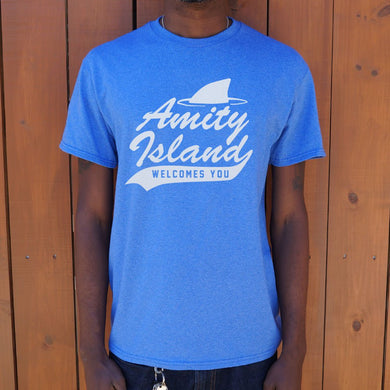 Amity Island Welcomes You T-Shirt (Mens) - Beijooo