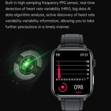 Load image into Gallery viewer, Smart ECG Smart Watch 1.72-inch Retina 356*400 High-definition Touch Screen ECG With Rotary Encoder Buttons Heart Rate Monitoring Blood Pressure Monitoring Blood Oxygen Monitoring Multi-sport Mode Body Temperature Monitoring