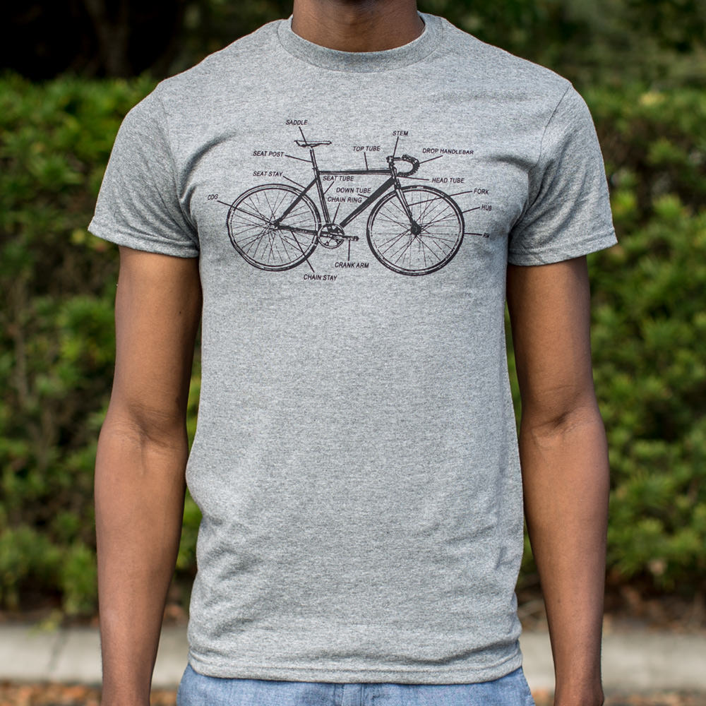 Bike Anatomy T-Shirt (Mens) - Beijooo