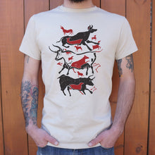 Load image into Gallery viewer, Cave Art Bulls Lascaux T-Shirt (Mens) - Beijooo
