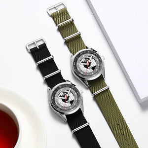 Eddie 2019 new personality creative men's watch fashion waterproof nylon belt quartz watch spot wholesale - Beijooo