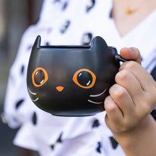 Load image into Gallery viewer, Mysterious Black Cat Cup Cute Limited Edition Halloween Coffee Mug Tea Cup - Beijooo