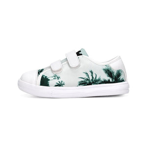 Find Your Coast Kids Canvas Palm Tree Velcro Sneaker Shoes - Beijooo