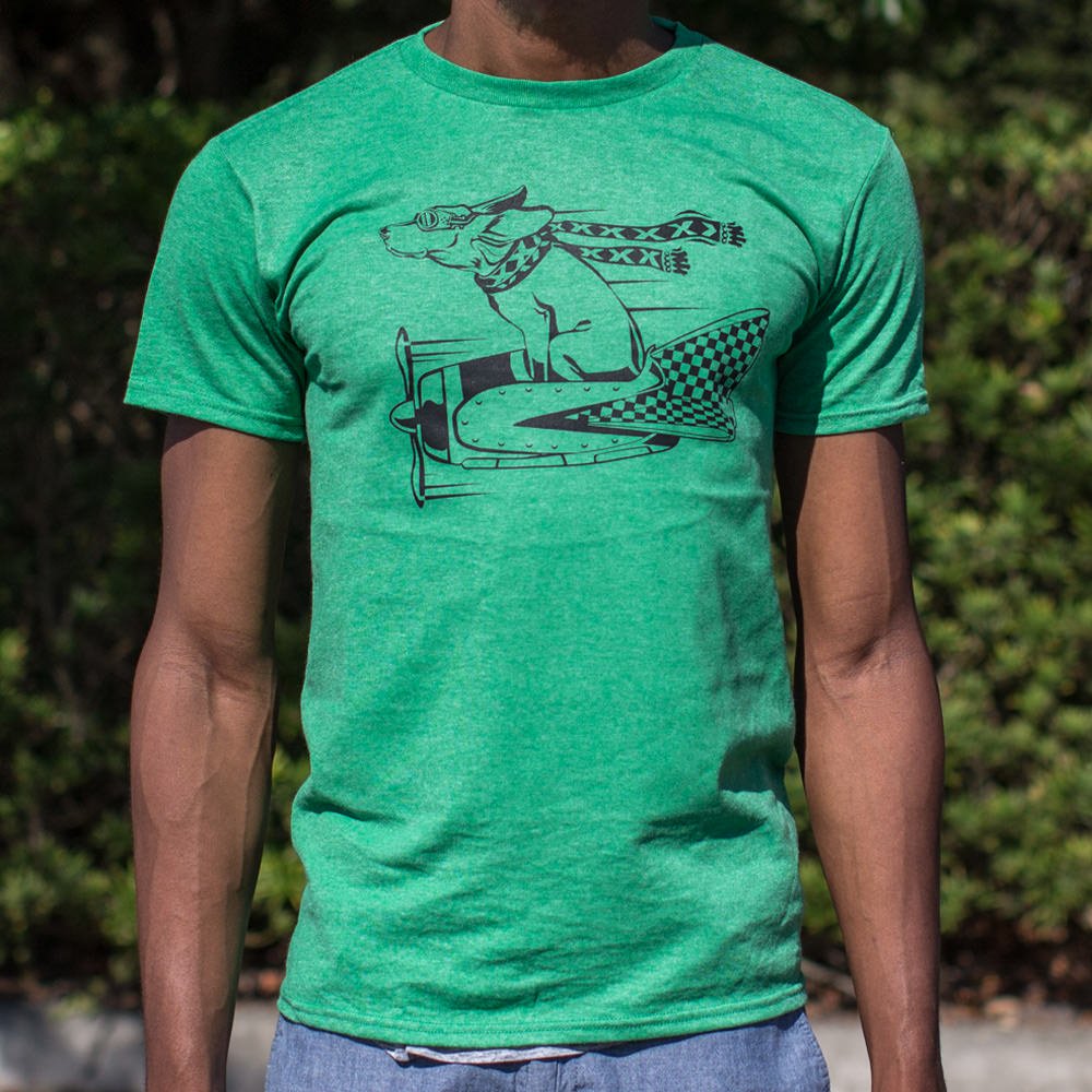 Canine Aviator T-Shirt (Mens) - Beijooo