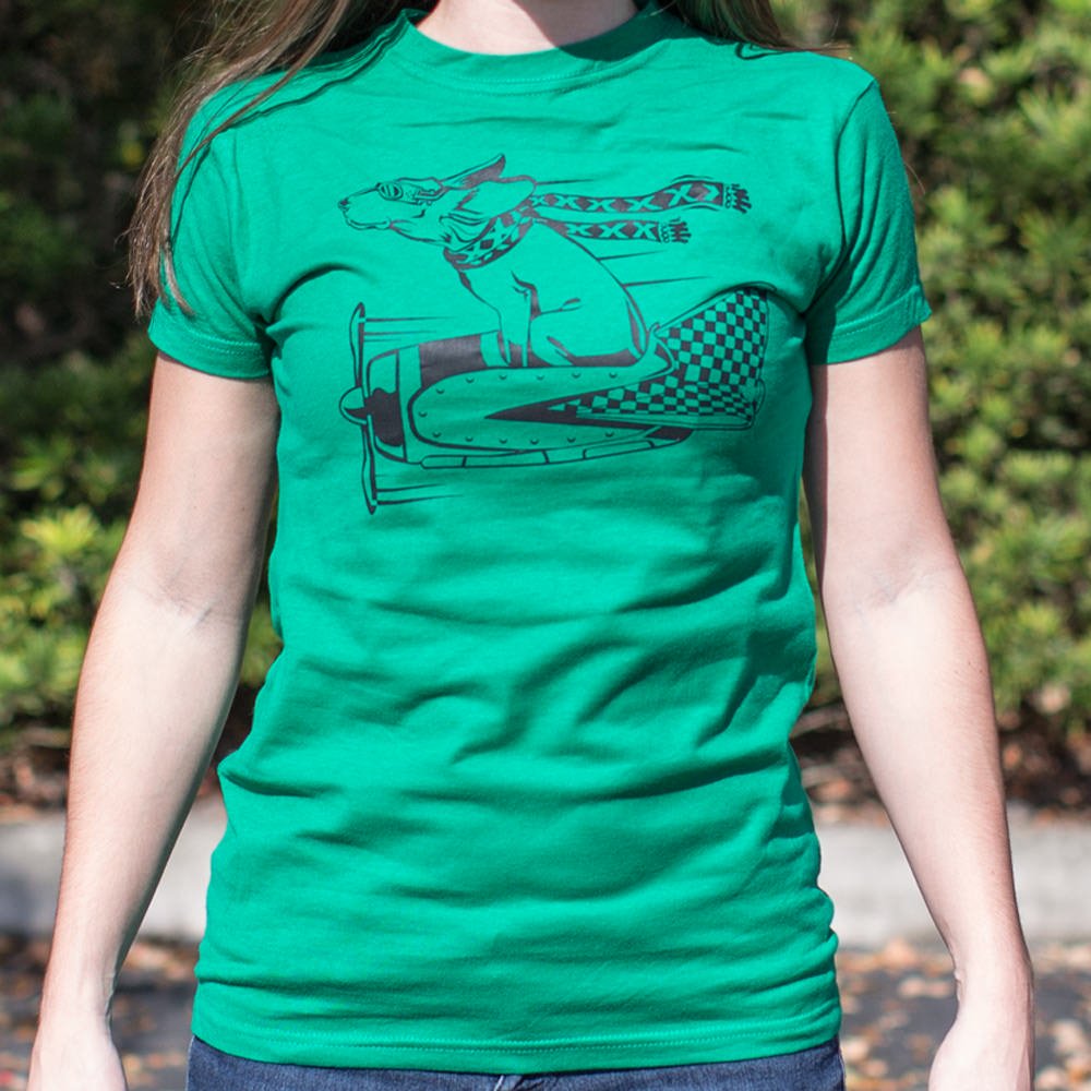 Canine Aviator T-Shirt (Ladies) - Beijooo
