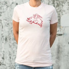 Load image into Gallery viewer, Flying Pig T-Shirt (Ladies) - Beijooo